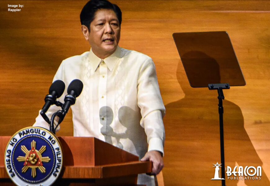 President BBM delivers firstever SONA The BEACON Publications